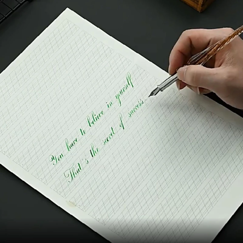 

Vintage Dip Pens Fountain Writing Ink 10 Nibs Pen Holder Gift Box Calligraphy Stationery School Supplies