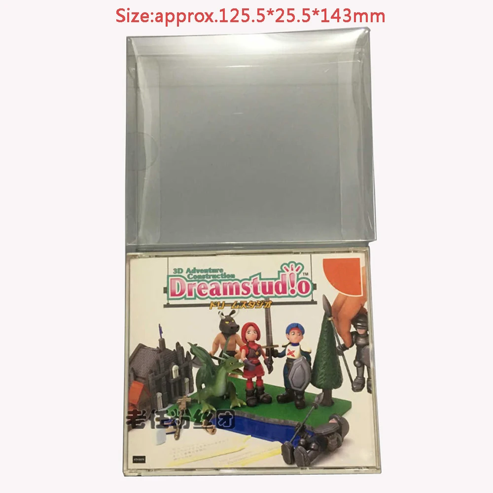 Transparent Display Collection box For PS1 for Sega Dreamcast DC SS game card storage 3CD 4CD PET protective | Электроника