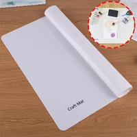 durable non stick silicone craft mat white large heat resistant crafting tool for ink blending transfer acrylic painting 4050cm