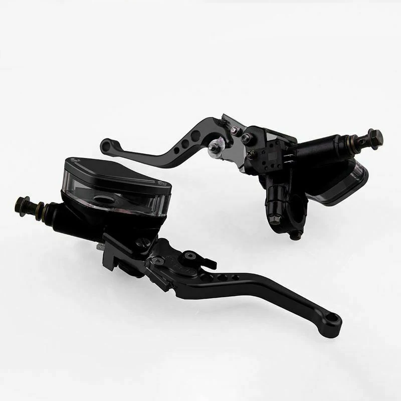 1 Pair Universal Motorcycle Hydraulic Brake Clutch Master Cylinder Reservoir tank | Автомобили и мотоциклы