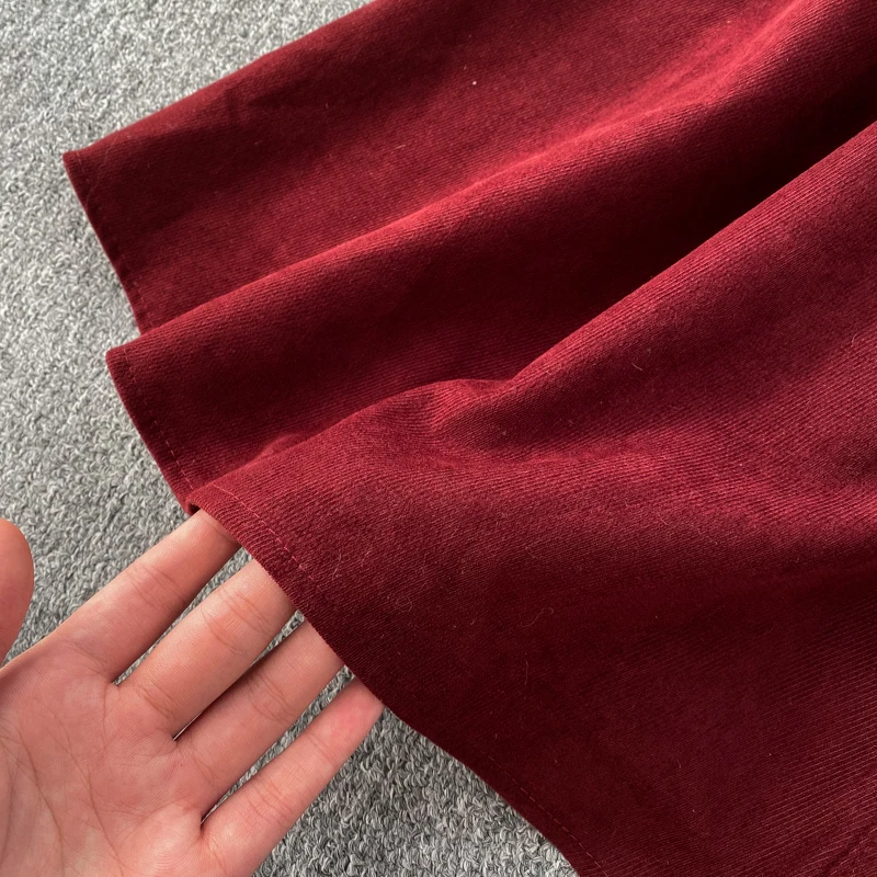 ALPHALMODA, модное женское платье, Осень-зима, французское ретро платье средней длины с поясом, сплошная шикарная одежда