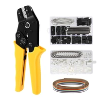 ferrule crimping tool kit awg23 7 self adjustable ratchet wire crimping tool kit crimper plier set with 1200pcs wire te