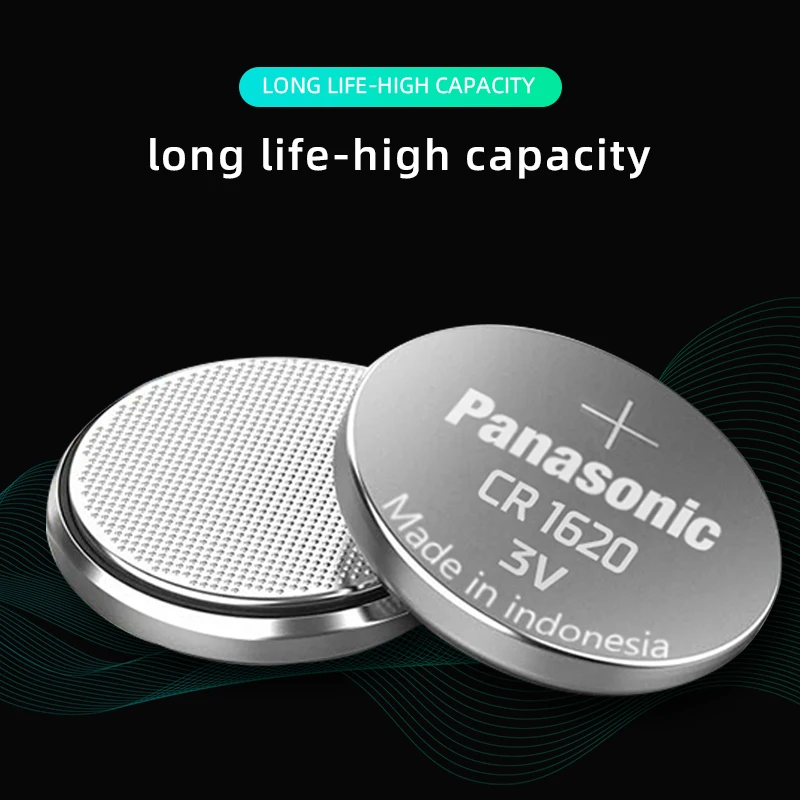 15PCS Panasonic original CR1620 button battery cr1620 ECR1620 GPCR1620 3v lithium for cardiac pacemaker scale counter | Электроника