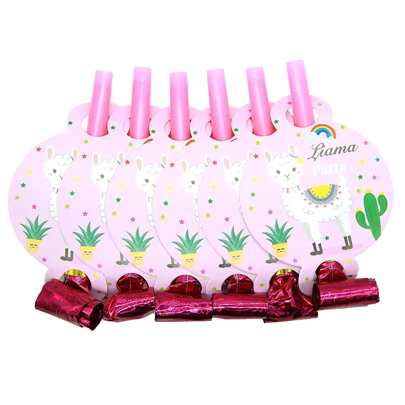 Альпака принадлежности для тематической вечеринки набор одноразовой посуды