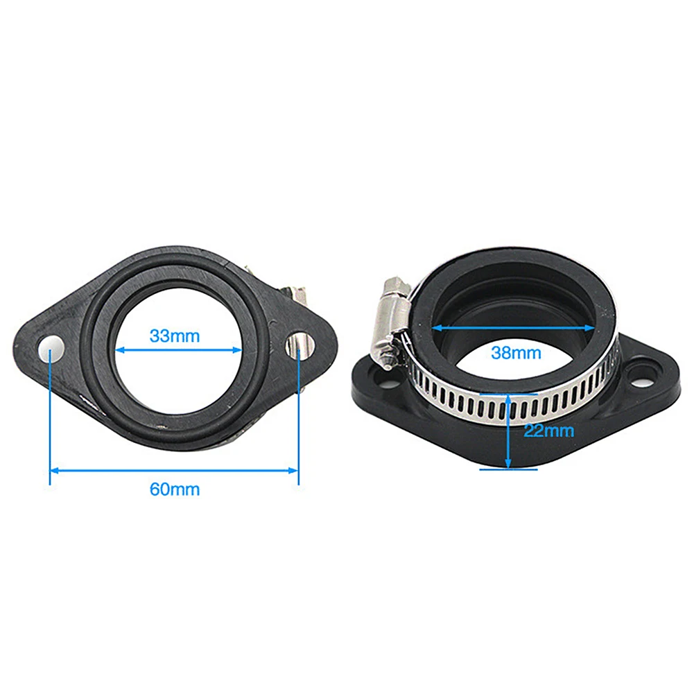 Адаптер интерфейса впускного коллектора карбюратора мотоцикла резиновый для PWK32