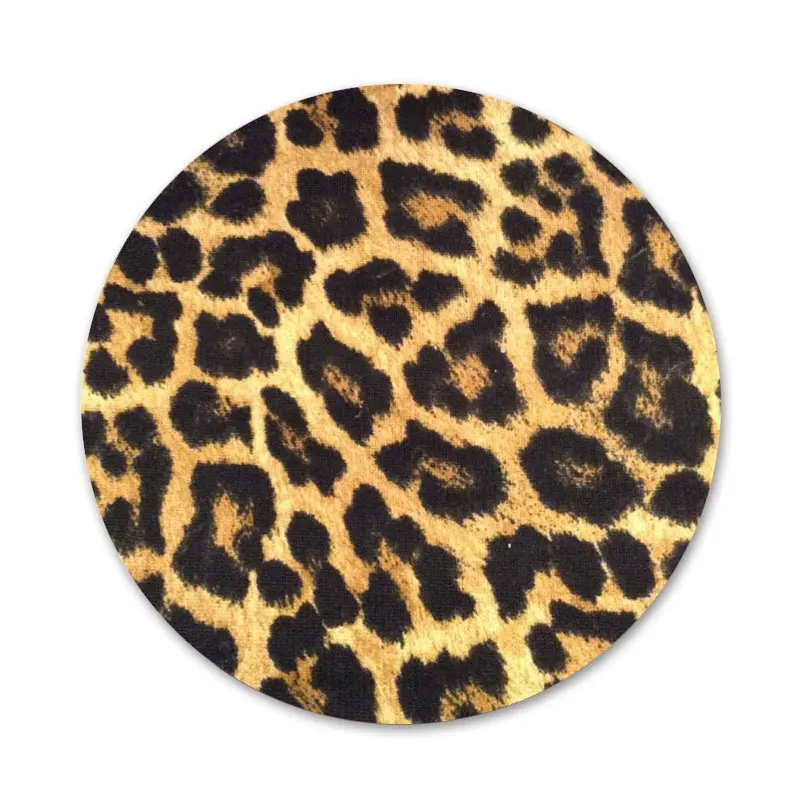 58 мм модные значки с тигром и леопардовым принтом в виде пантеры украшения броши