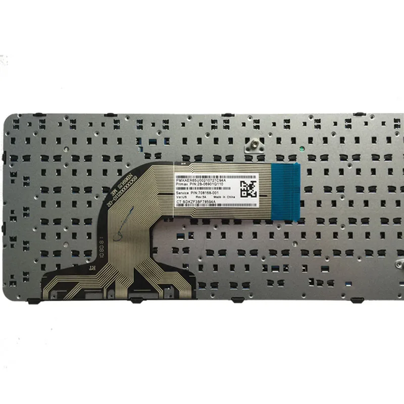 Клавиатура для ноутбука HP pavilion 15 N E 15E 15N T t N000 N100 N200 E000 E100 белый/черный с