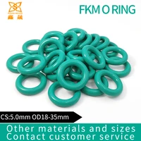 rubber ring green fkm o rings seals cs5 0mm od17181920212223242526272829303234mm oring seal gasket fuel washer