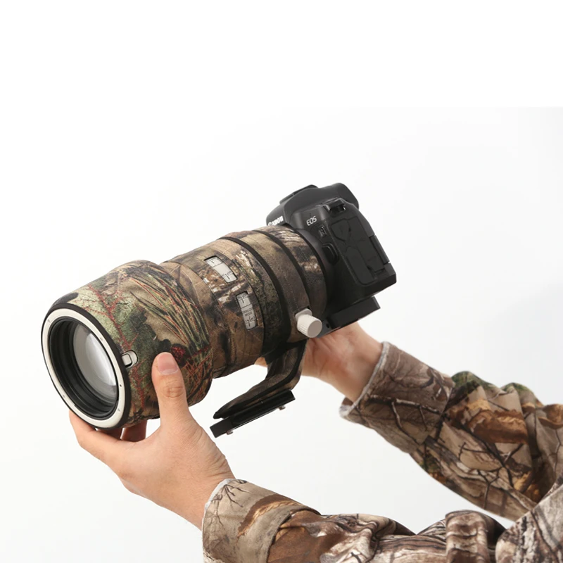 ROLANPRO водонепроницаемый чехол для объектива Canon RF 100-500 мм F/4 5-7 1 L IS USM Камуфляжный