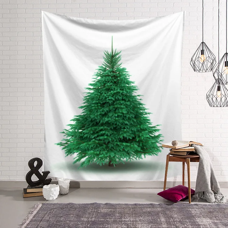 Christmas Tree Tapestry Hanging Cloth Art Wall Home Decor Mural Throw Rug Blanket Tapestries Mat 200x150cm | Дом и сад