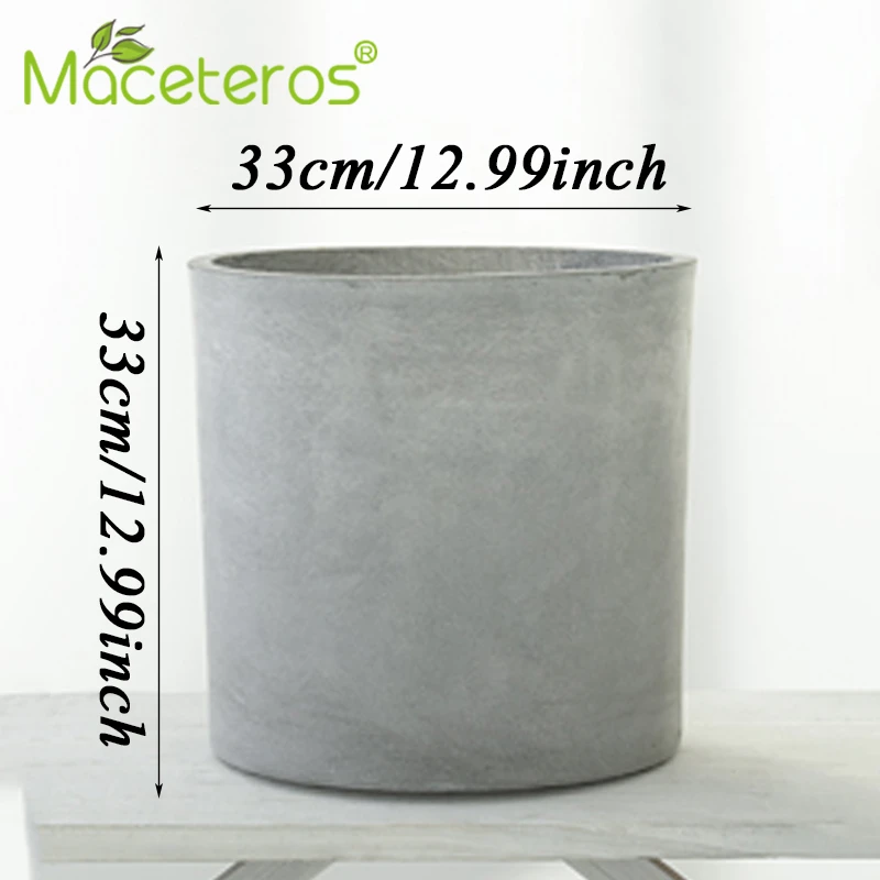 Креативный цементный цветочный горшок в скандинавском стиле комнатный большой