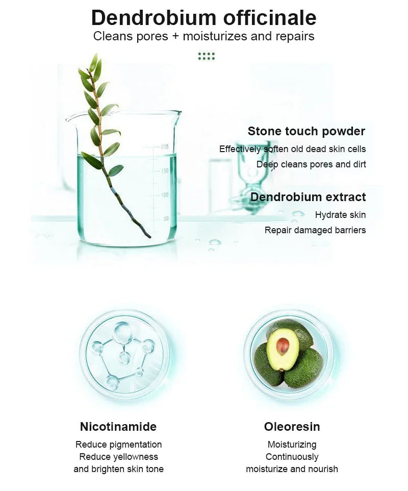 Green Tea Mud Mask Oil Control Deep Cleansing Solid Stick Smear Type Moisturizing Skin Care |