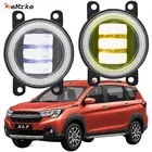Светодиодный ные Противотуманные фары Angel Eye DRL для Suzuki Ertiga XL7 2019Suzuki XL7 2020Maruti Suzuki XL6 2019 2020
