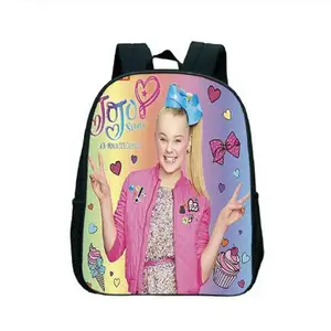 Маленький рюкзак Jojo Siwa для малышей, портативный рюкзак для мальчиков и девочек, школьные сумки для детского сада, детские дорожные сумки, сумки для начальной книги