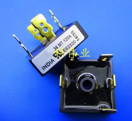 

New original 36MT120 36MT120A RECT BRIDGE 3-PHA 1200V 35A D-63 5PCS/LOT