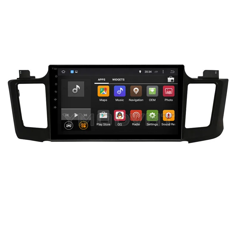 YMODVHT 10 1 дюймов 4G Восьмиядерный Android 9 0 7 автомобильный dvd плеер для Toyota RAV4 2016 2017 2018