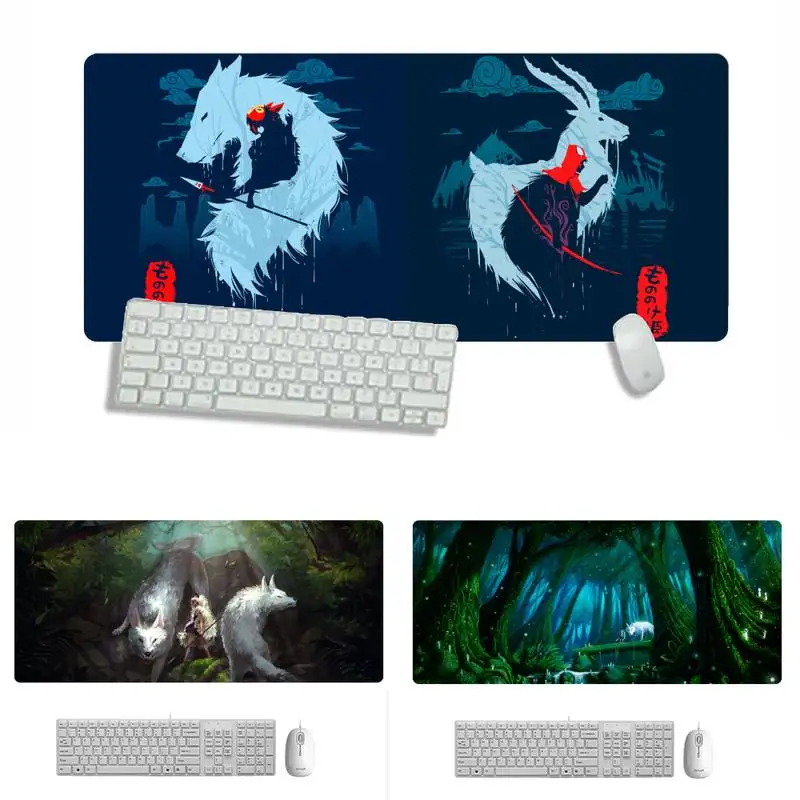 

Anime Princess Mononoke Durable Rubber Mouse Mat Pad X XL XXL Non-slip Cushion Thickness 2mm