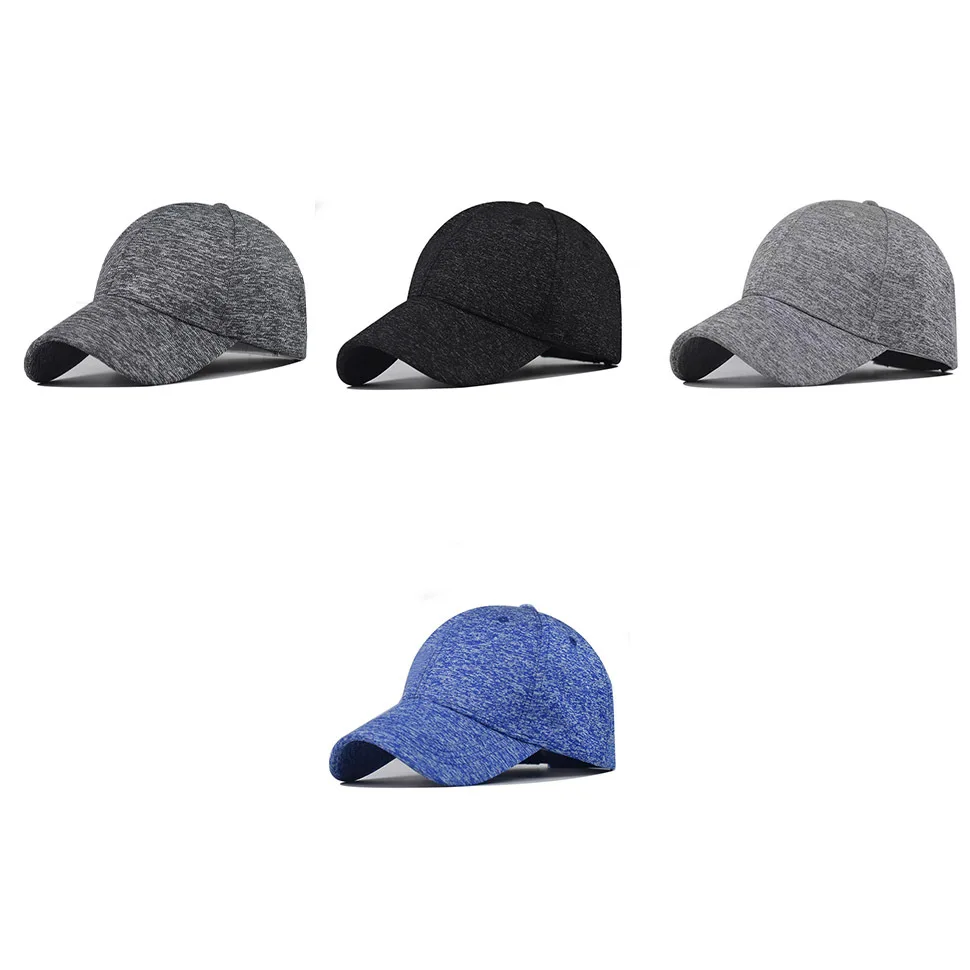 

New style cotton sweat-absorbent breathable baseball cap fashion outdoor simple light board unisex cap