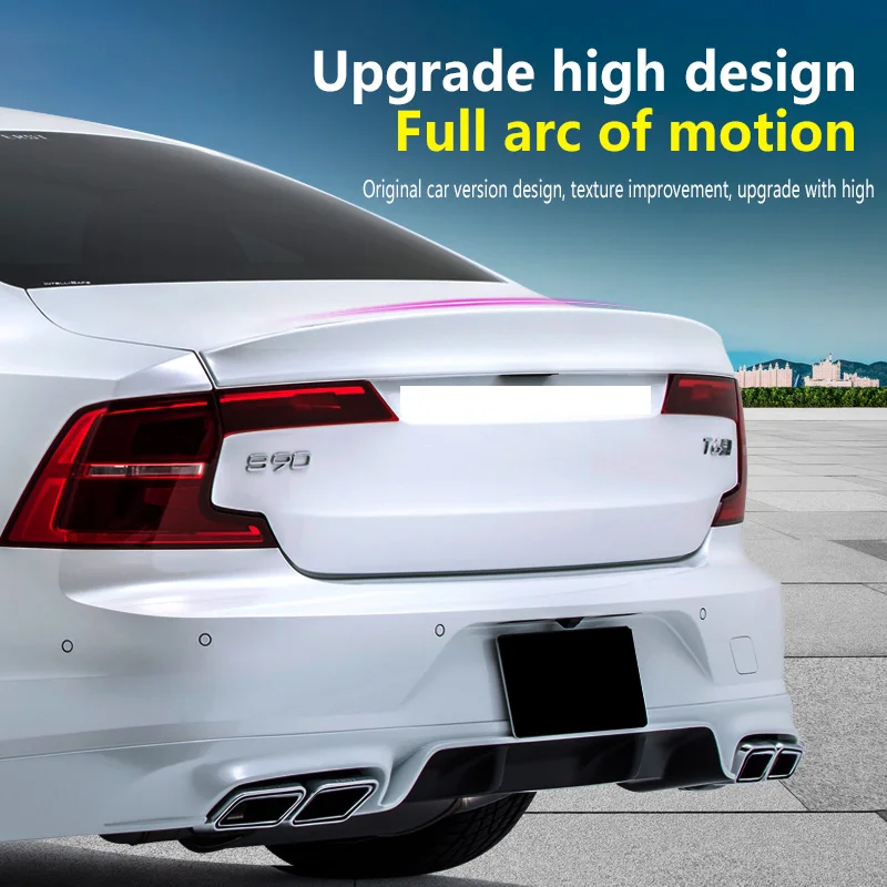 Модифицированный специальный спойлер для заднего крыла Volvo s90 2017 2018 2019 аксессуары