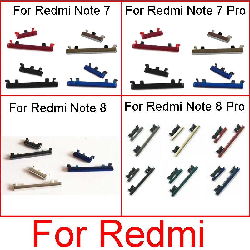 Кнопка громкости + кнопка включения/выключения питания для Xaiomi Redmi Note 7 Pro Power