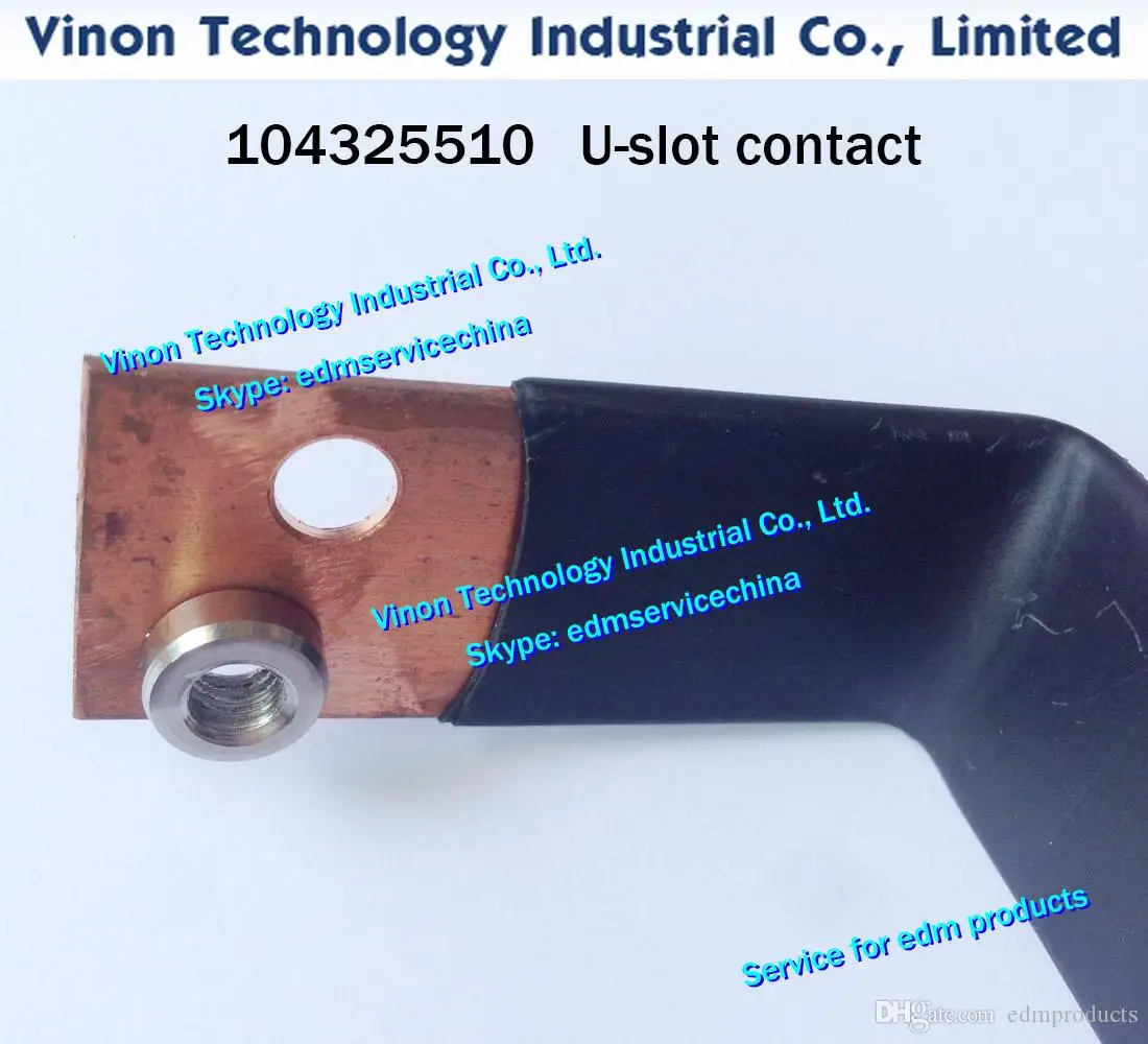 (1pc) 104325510 edm U-slot contact 104.325.510, 432.551.0, 24.54.402 for ROBOFIL 240, 240CC, 240CCS, 440, 440SLP Bracketare