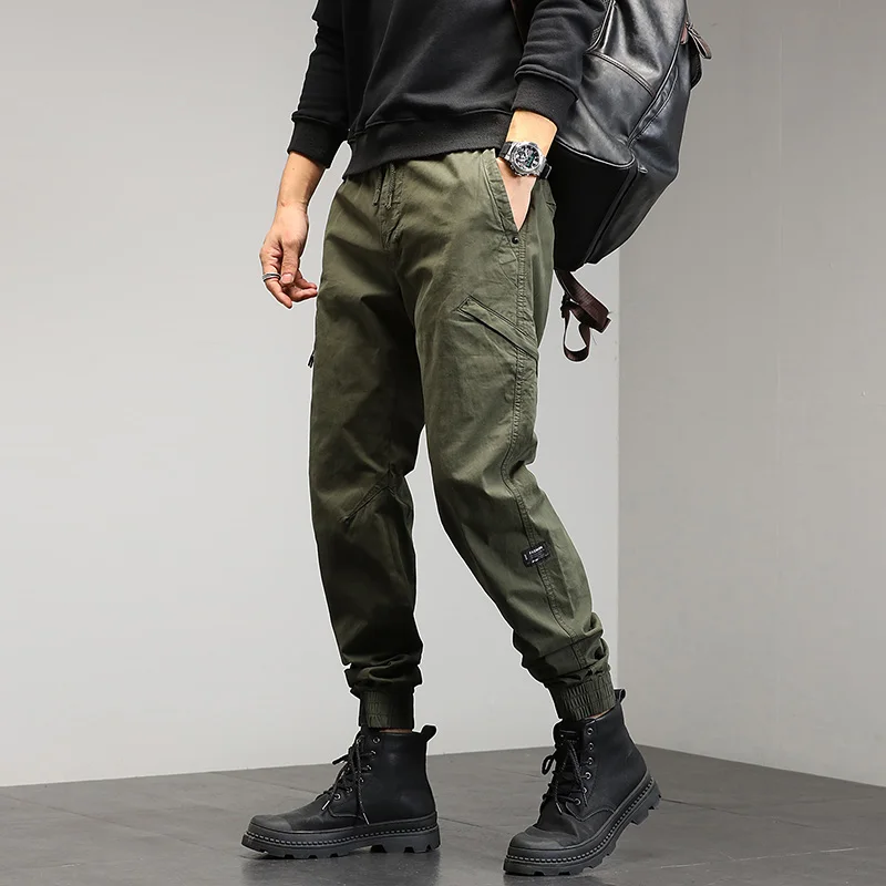 

New Men's Tactical Pants Multiple Pockets Tacitical Military Trousers Men Slim Fit Cargo Pants Fashion Camouflage Joggers 28-38