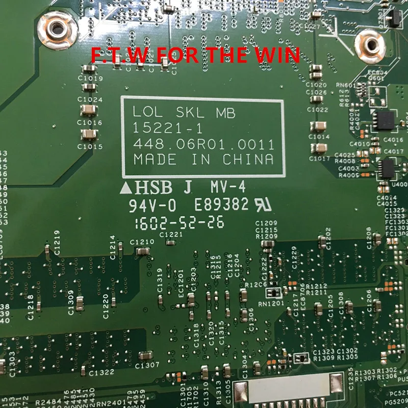 Verkauf 5B20K91445 MB FÜR Para Lenovo Laptop Motherboard 700-15ISK Laptop CPU I56300H N16PGT 2G 15221-1 100% Probado
