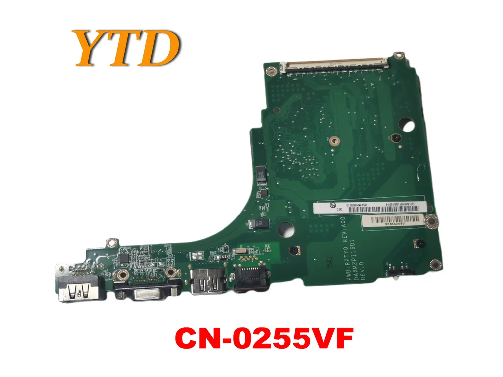 

Оригинальная плата HDMI для DELL 255VF PRECISION M6500 IO RT USB VGA NIC, протестированная, хорошая Бесплатная доставка