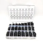 1200 шт.компл. резиновое уплотнительное кольцо, шайба, уплотнительные кольца разных размеров с шайбой в пластиковой коробке