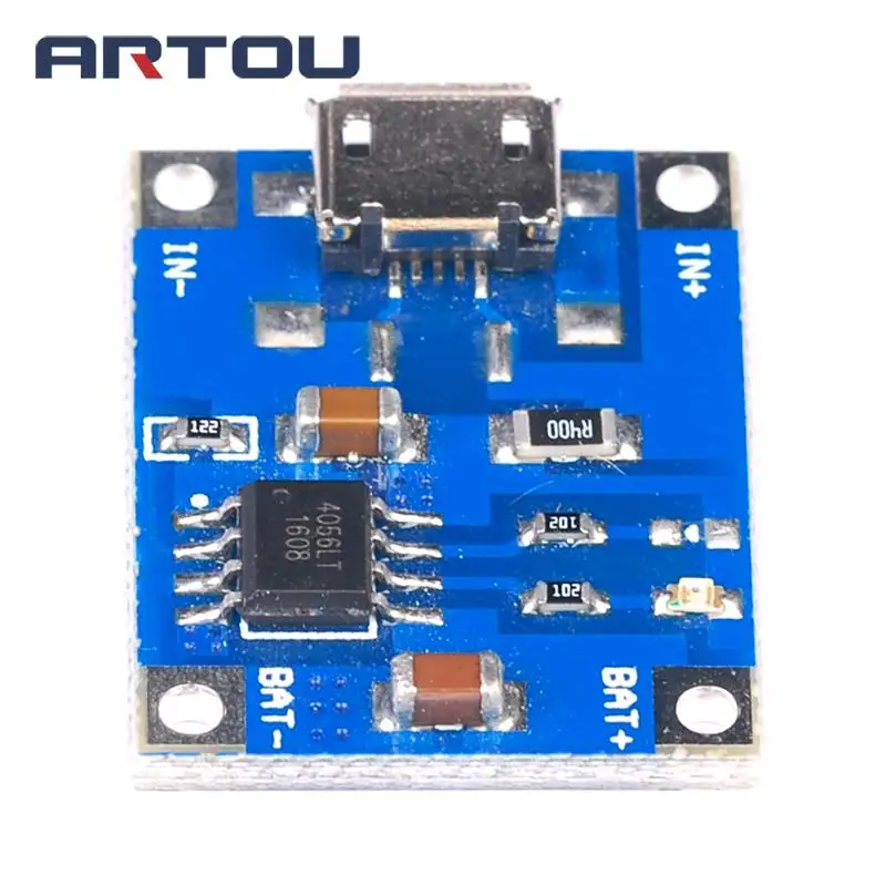 5 шт. Micro USB в 1 а 18650 TP4056 модуль зарядного устройства литиевой батареи зарядная