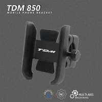 tdm 850 accessories for yamaha 1991 2001 2000 1999 cnc aluminum motorcycle mobile phone bracket stand navigation holder