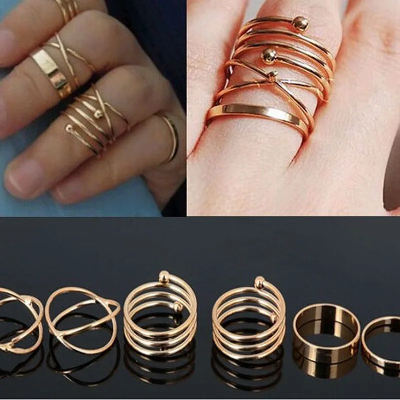 GinaDeer Anillos золотые кольца для Для женщин высококачественное гротескное