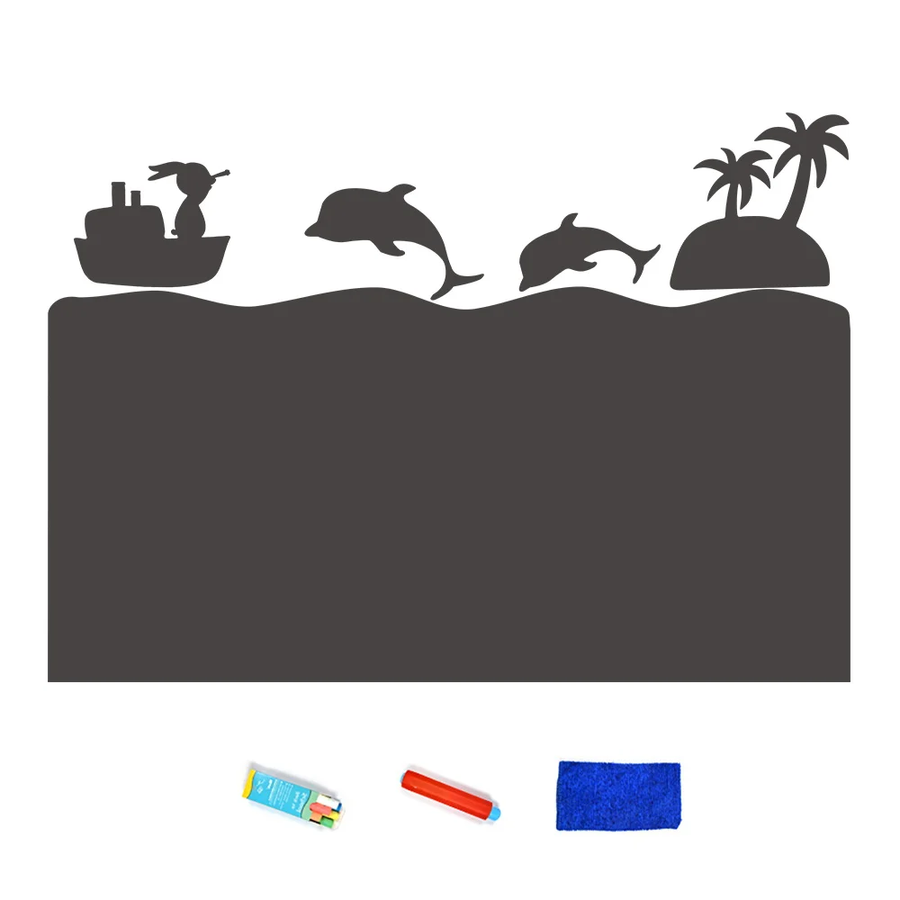 Creative Children Kids Drawing Paper Toys DIY Painting Writing Doodle Blackboard Wall Decor Sticker Montessori Educational Toy | Игрушки и