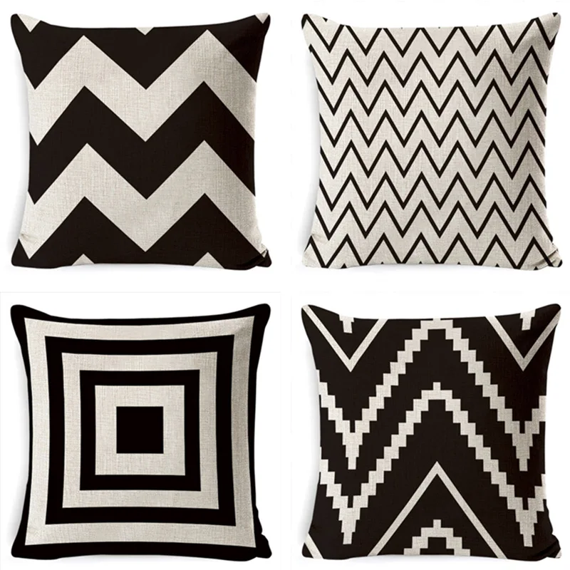 GY0585 2 постельное белье с геометрическим узором Хлопок Подушка Чехол (без