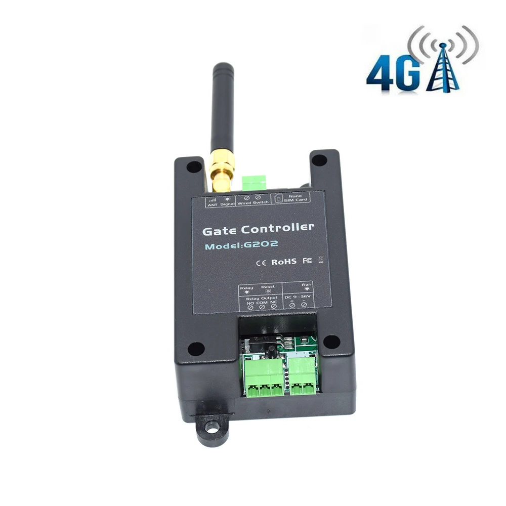 4G LTE 2G GSM SMS Smart Remote Relay Switch Controller Standard DIN-rail Mounting Gate Opener | Безопасность и защита