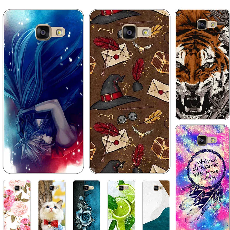 Чехол для телефона Samsung Galaxy A5 2017 A520 A5 2016 A510 A500 A500F A500FU, Модный мягкий чехол из ТПУ с рисунком аниме, мультяшный чехол