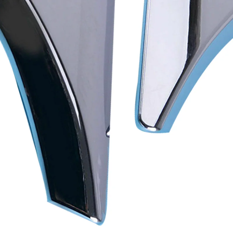 Автомобиль ABS хром 2 шт заднего окна багажника спойлер планки крышка подходит для