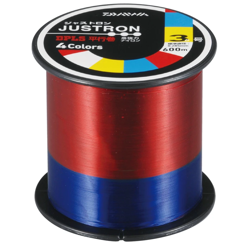 DAIWA/DAIWA JUSTRON рыболовная леска 500 метров Япония прочные растягивающиеся нейлоновые
