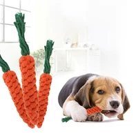 dog chew toy carrot knot ropes safe pet toys cat dogs molar biting playing products puppy accessories tooth cleaning funny