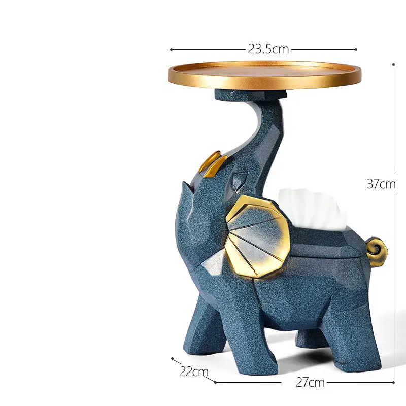 Новая Скандинавская полимерная декоративная полка в виде слона коробка для