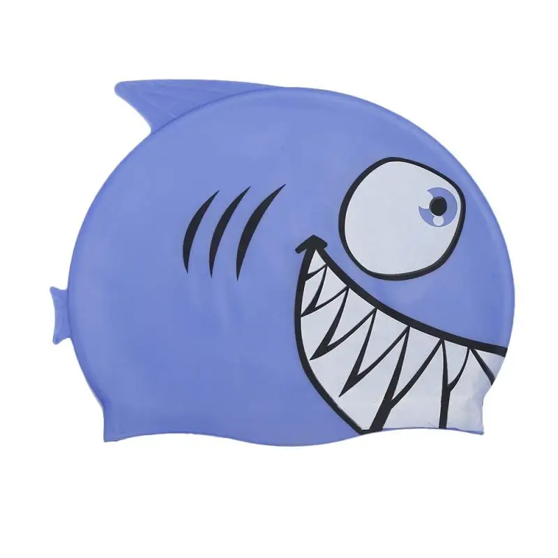 1 шт мультяшная силиконовая шапочка для купания дайвинга водонепроницаемая