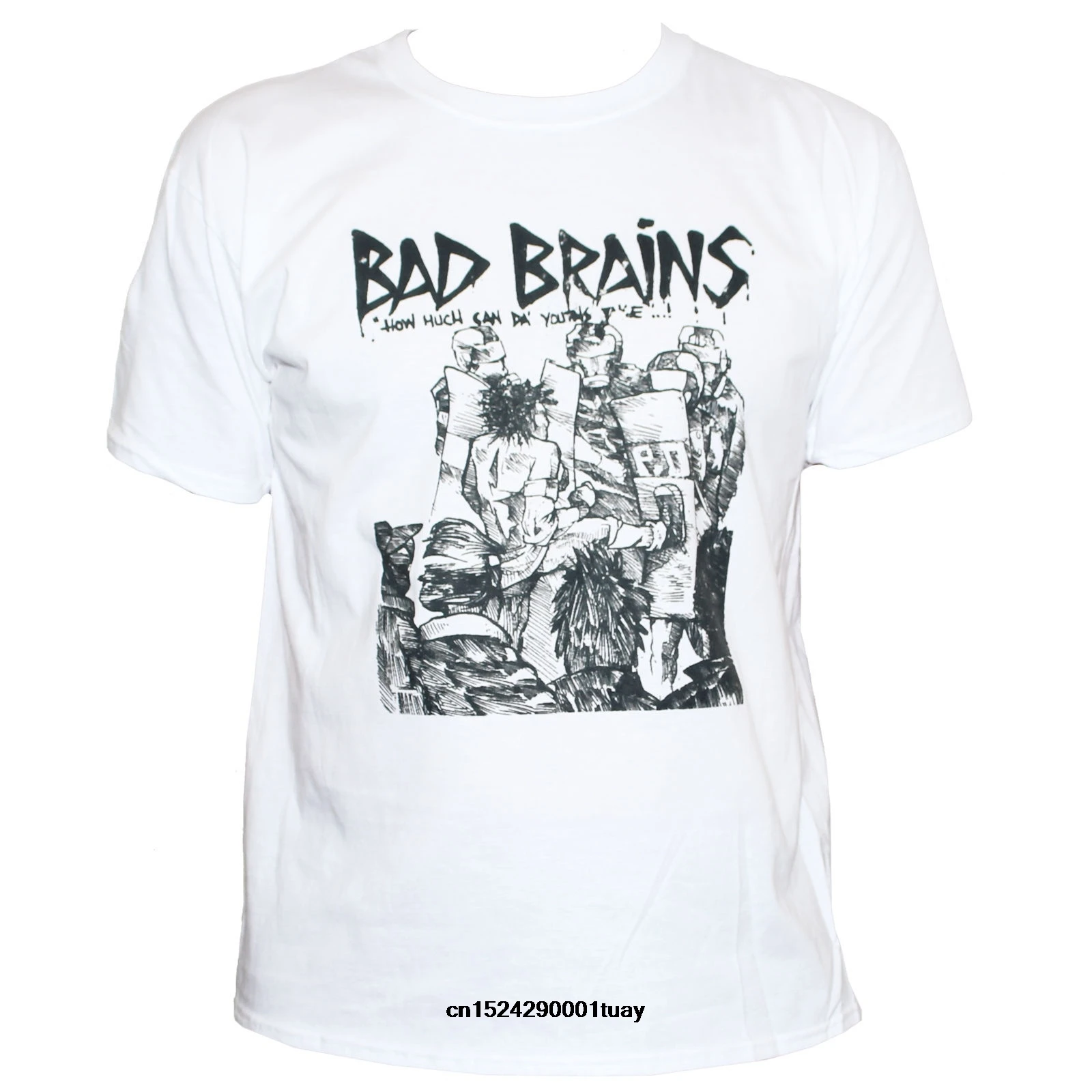 

Bad Brains T Shirt Punk Rock Fugazi Minor Threat Fishbone Band Graphic Tee