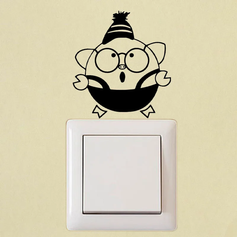 YJZT настенный стикер для выключателя Наклейка Виниловая наклейка дома Декор