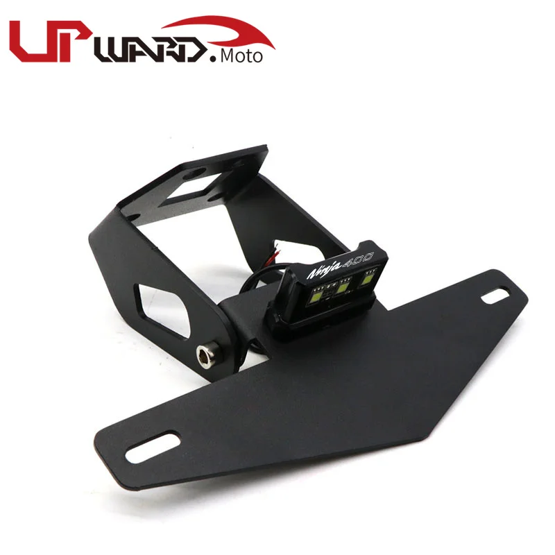 

For KAWASAKI NINJA400 NINJA250 Z400 Z 400 NINJA 400 250 Motorcycle License Plate Holder LED Light Bracket Rear Tail Fender Plate