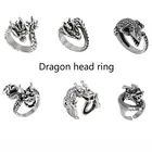 Мужское Винтажное кольцо с драконом, регулируемое кольцо из сплава в стиле панкРокрэпготика, Ювелирное Украшение для мужчин, 2020
