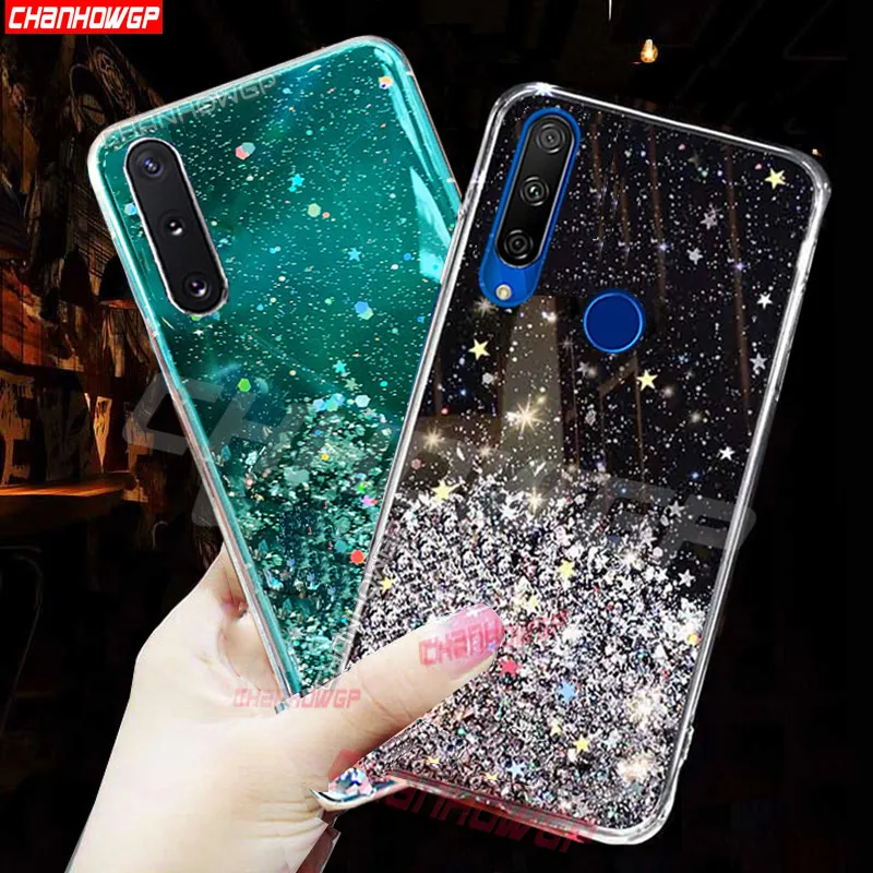 Блестящий чехол для Honor 9A 9S 9C 9X 30 30S 20S 10i 10 20i 20 Lite 7X 7S 8X 8A 8C 8S Prime силиконовый из