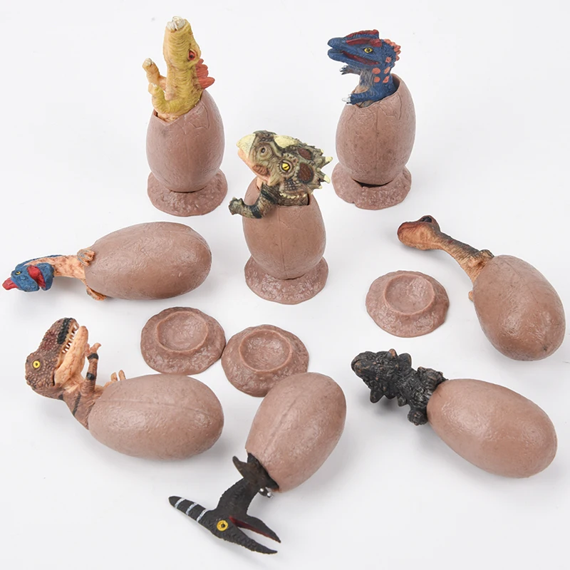 Модель динозавра ручной работы полуинкубация яйцо Юрского периода новинка
