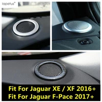 accessories for jaguar xe xf 2016 2019 f pace 2017 2020 front stereo speaker audio sound loudspeaker frame cover trim
