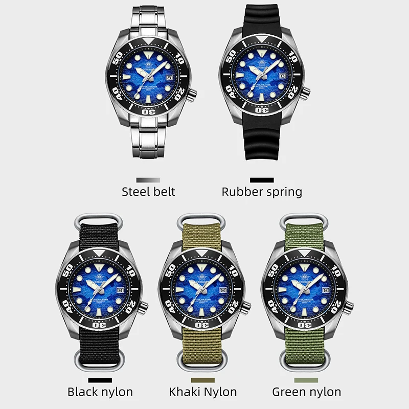 Продажа Мужские Водонепроницаемые механические часы ADDIESDIVE SKX007 200 м NH35A с сапфировым стеклом