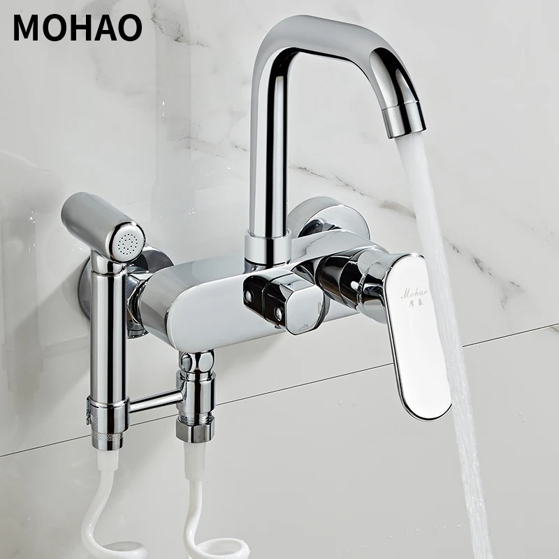 

Copper Hot And Cold Bathtub Faucet Shower Shower Head Bathtub Bathroom Faucet High Quality Torneira Banheiro Bathroom Fixture BC